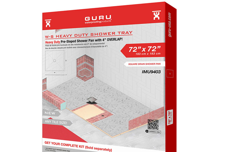 GURU PRESLOPED SHOWER PANS BOX