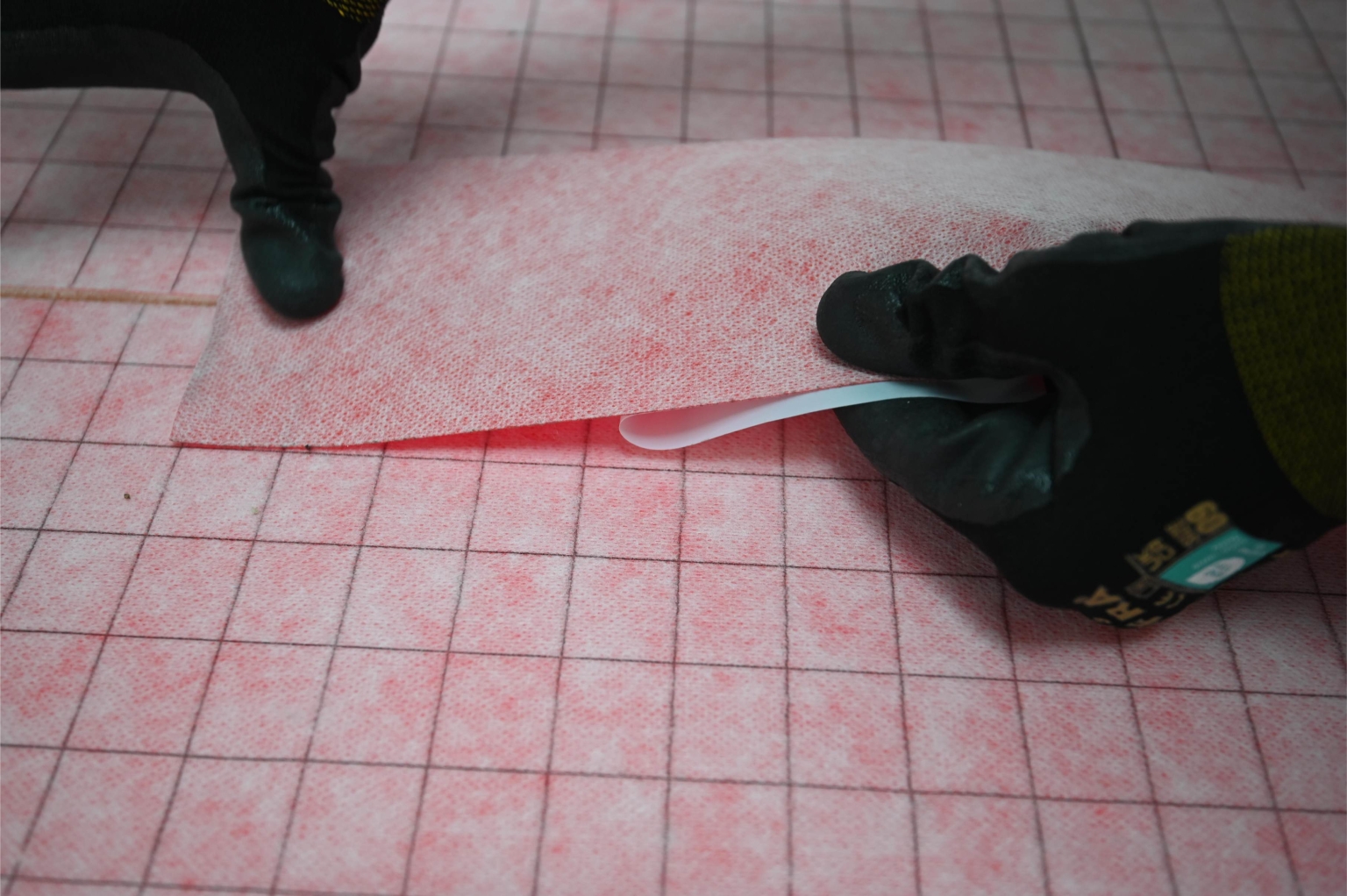 band peel and stick aplication